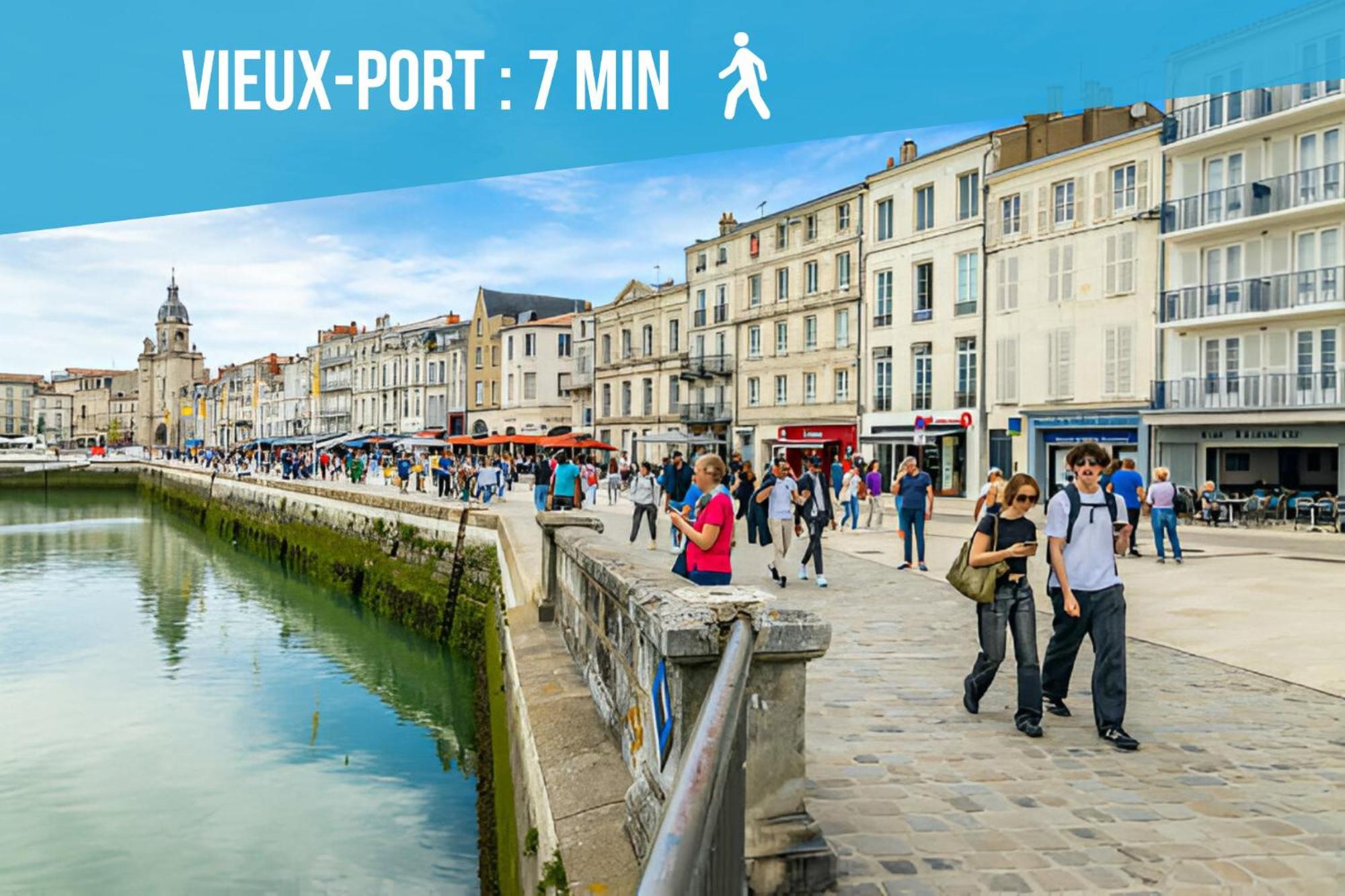 Repaire Central - Chic & Moderne - Wifi Gratuit - Parfaitement Equipe - Centre-Ville Historique La Rochelle  Ngoại thất bức ảnh